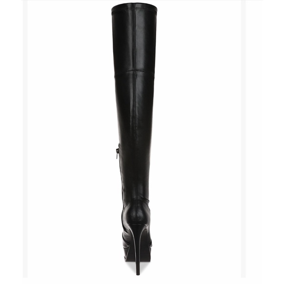 NWOT- Over The Knee Black Boots - Picture 3 of 6